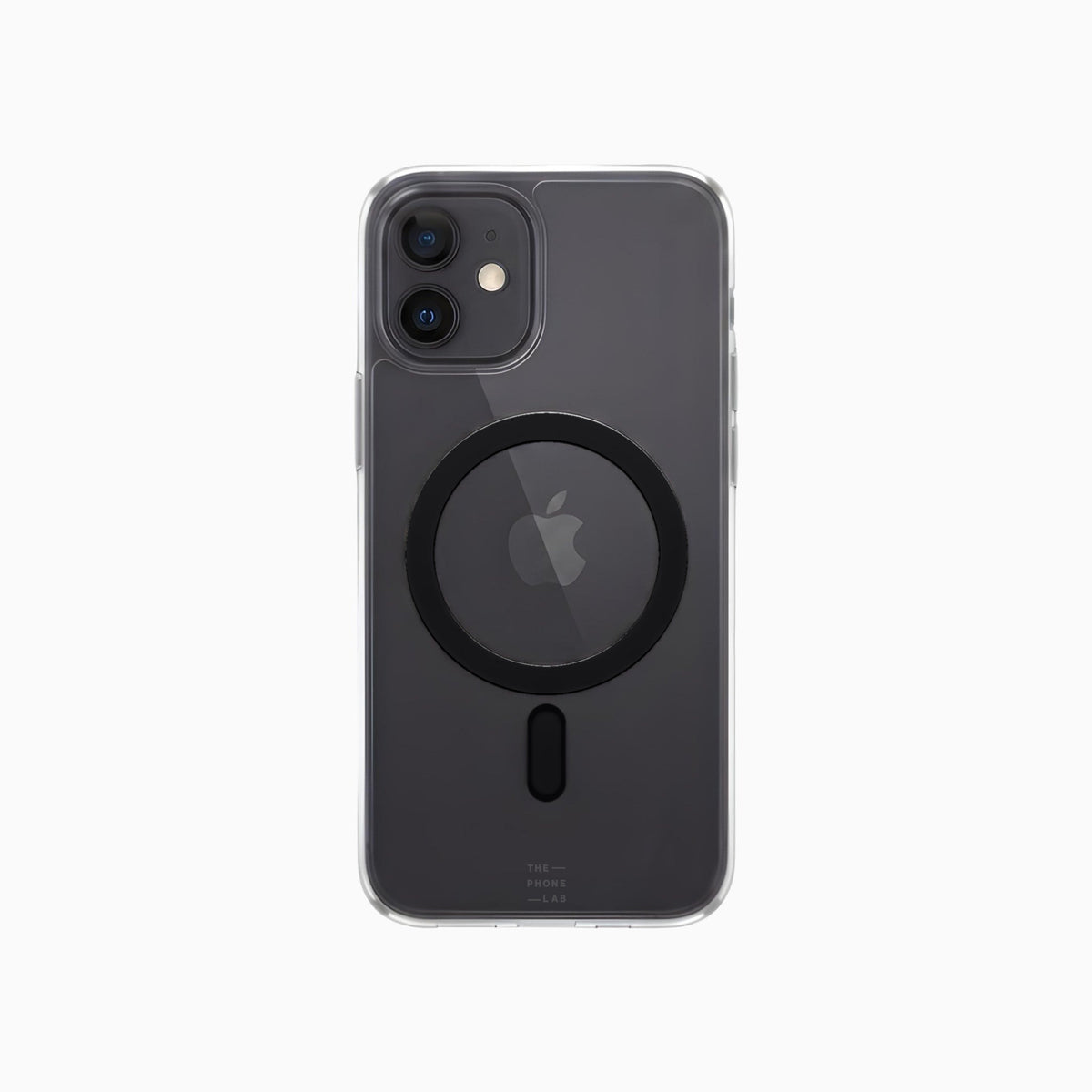 ThePhoneLab Protectie Hoesje Transparant Zwart MagSafe - iPhone 12, iPhone 12 Pro