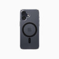 ThePhoneLab Protectie Hoesje Transparant Zwart MagSafe - iPhone 16