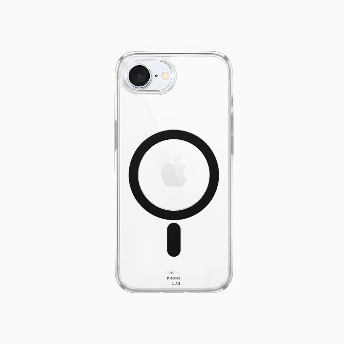 ThePhoneLab Protectie Hoesje Transparant Zwart MagSafe - iPhone 16e, iPhone 17e