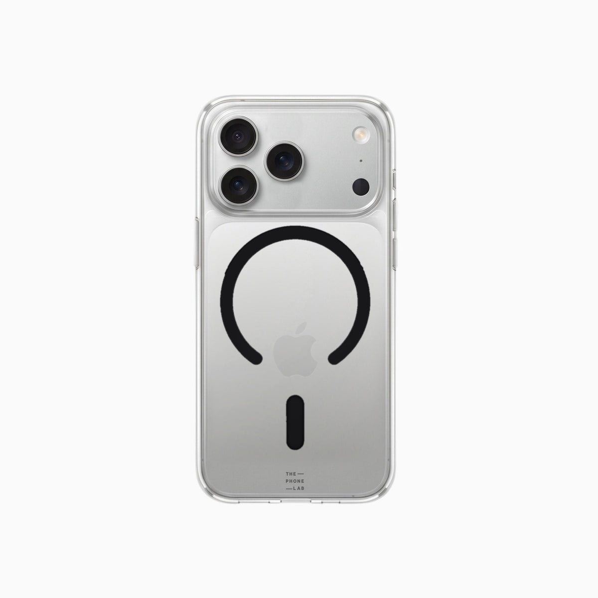 ThePhoneLab Protectie Hoesje Transparant Zwart MagSafe - iPhone 17 Pro / 18 Pro