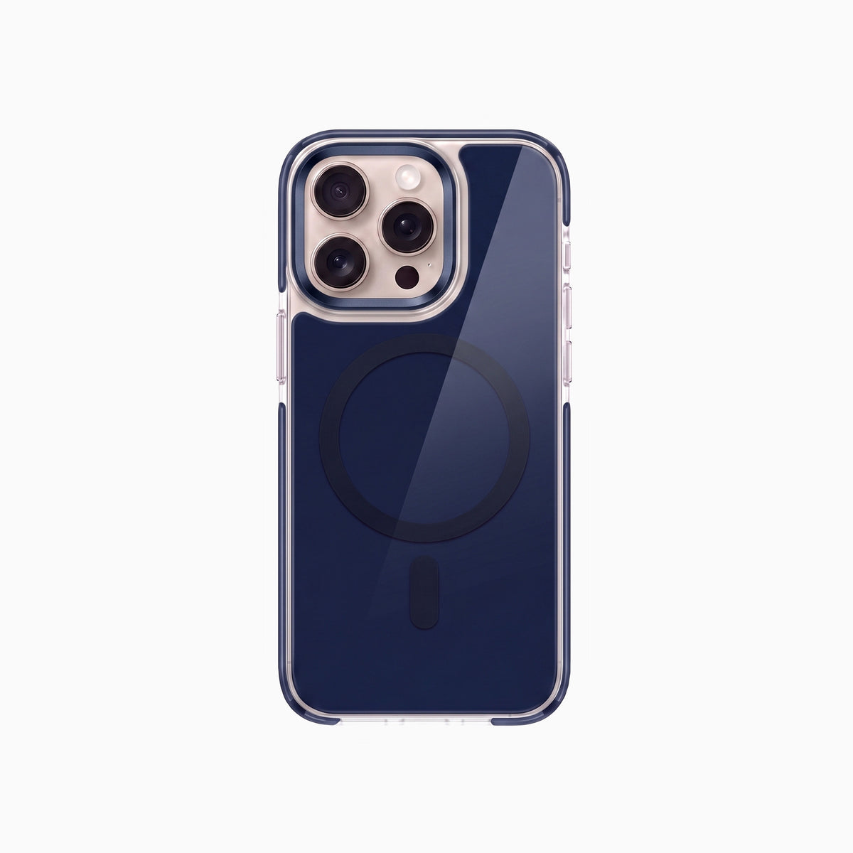 ThePhoneLab Protectie Hoesje Premium Navy Blauw MagSafe - iPhone 15 Pro