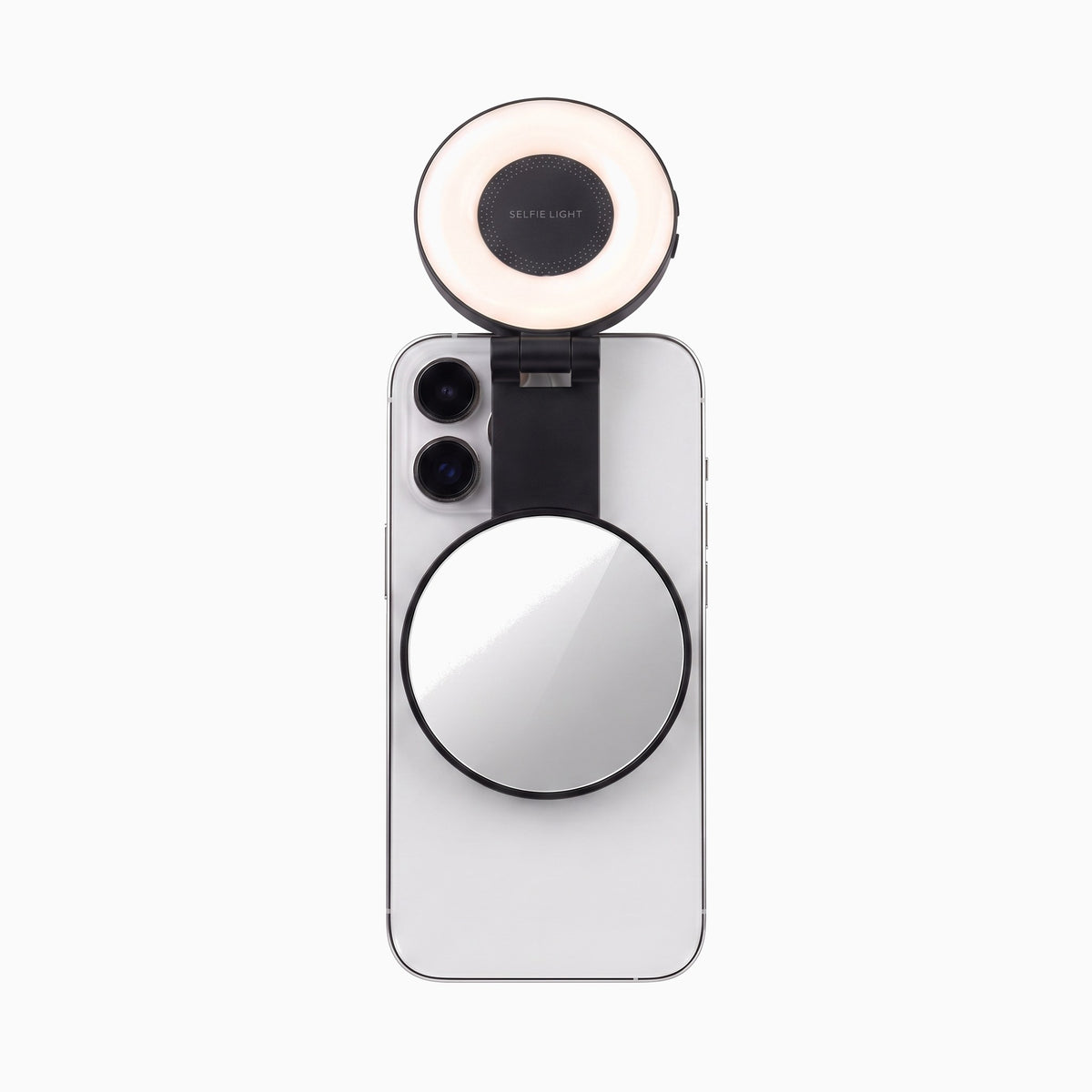 ThePhoneLab Magnetische Selfie Ringlight met spiegel in de voet