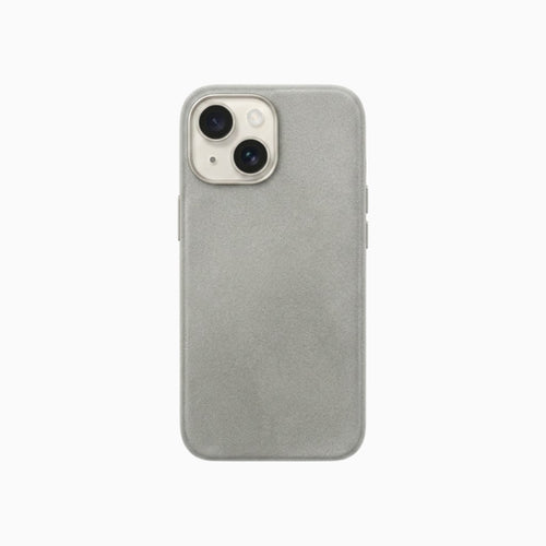 Alcantara light grey case iPhone 14-210000021996