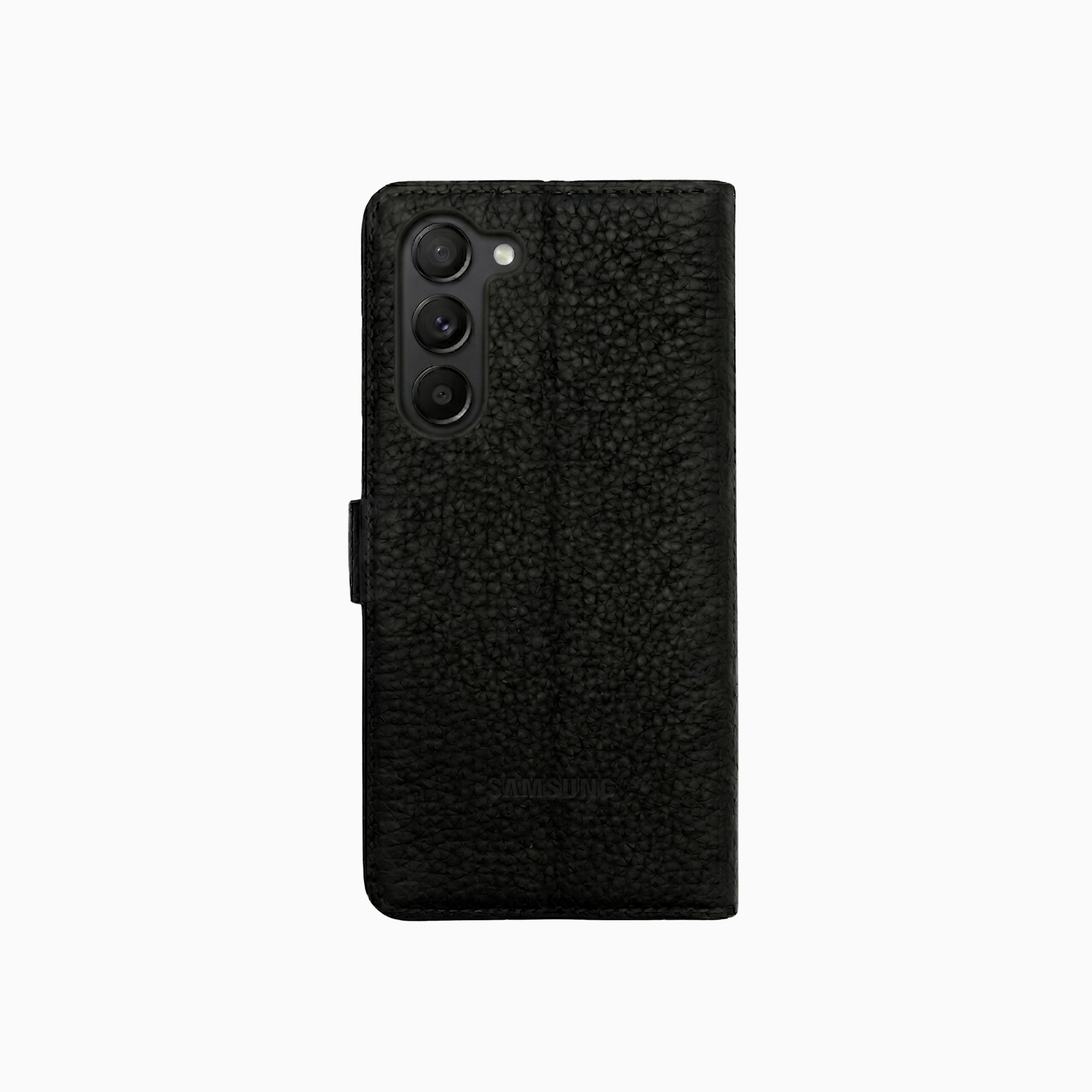 Gadget Club Leather Book Case Black - Samsung Galaxy S22