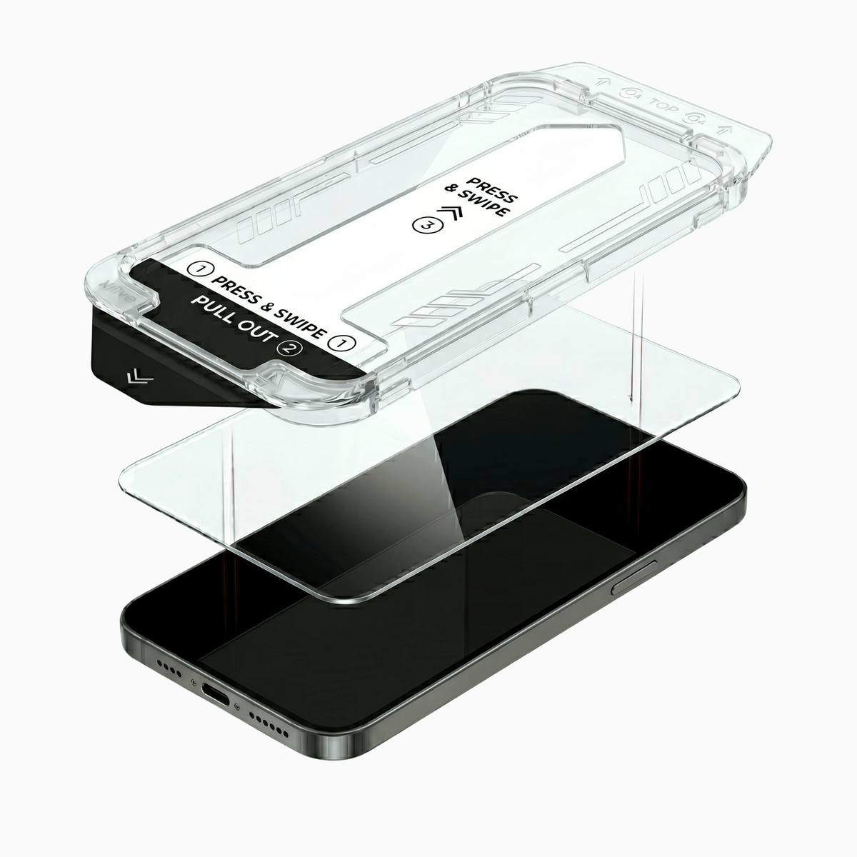 ThePhoneLab Gehard Glas Screenprotector met applicator