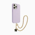 Black Flower Loop Studio Pols Telefoonkoord-1