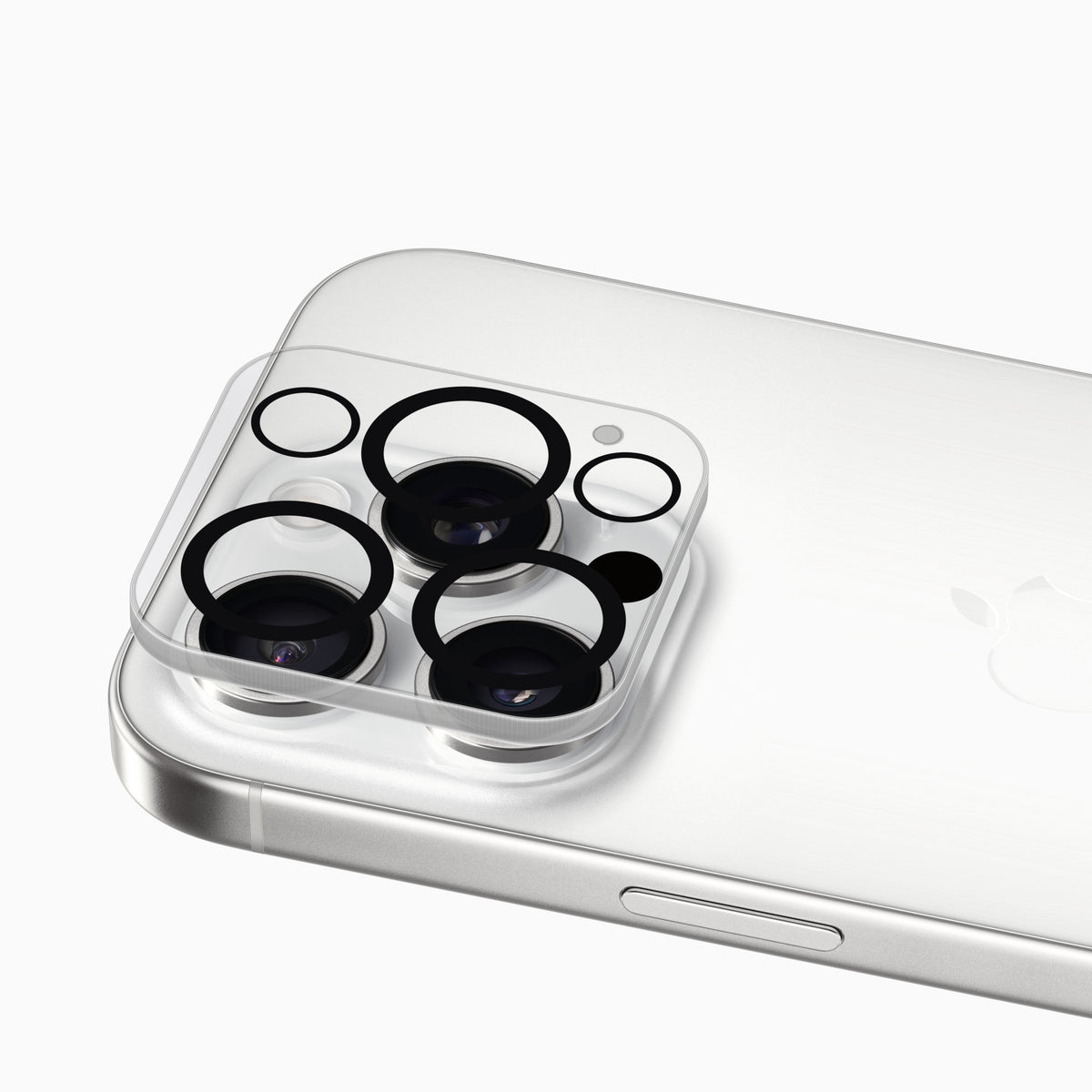 ThePhoneLab Gehard Glas Cameraprotector uit één stuk - iPhone 16 Pro, iPhone 16 Pro Max