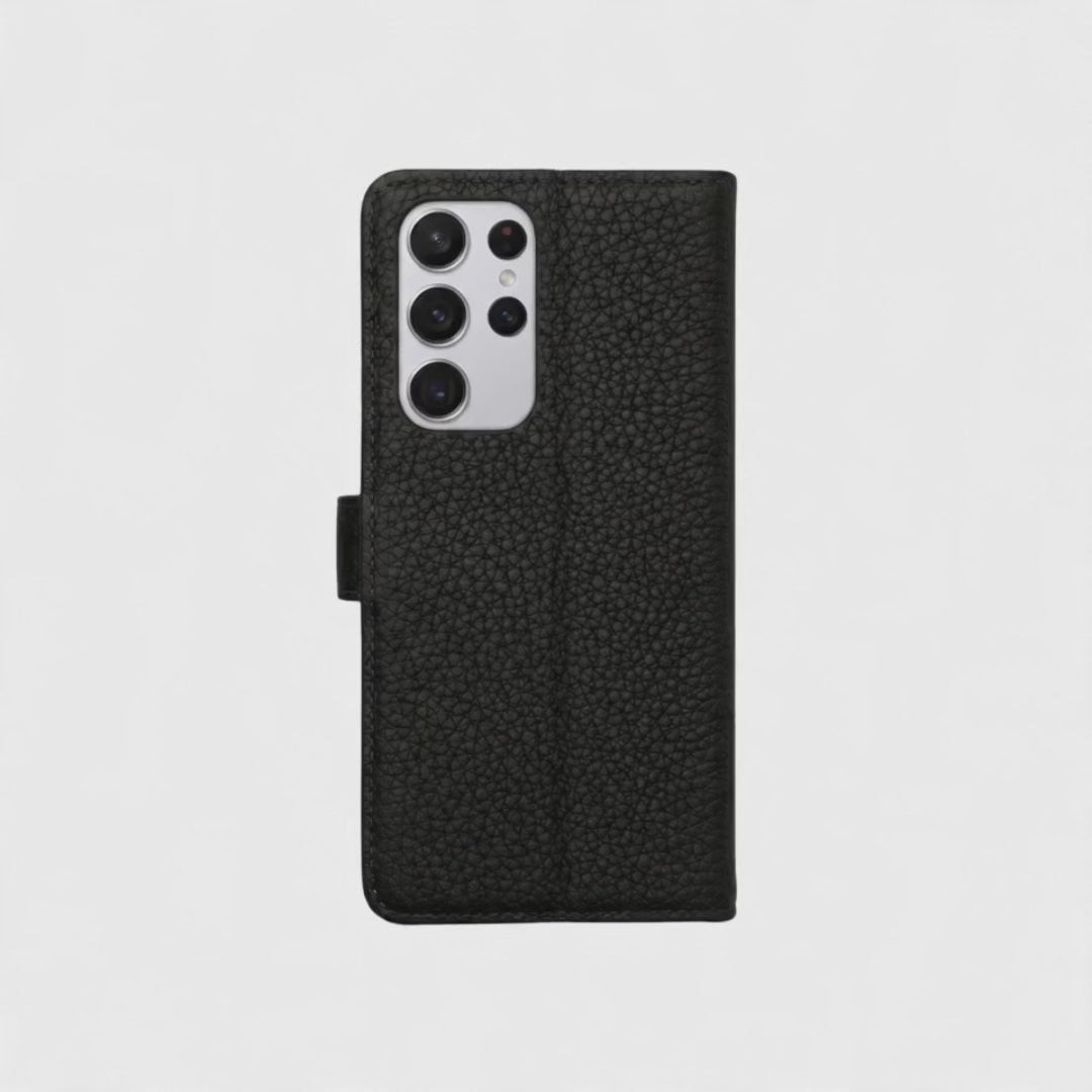 Gadget Club Leather Book Case Black - Samsung Galaxy A53